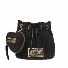 VERSACE JEANS  DAME-UMHÄNGETASCHE-SCHWARZ