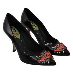 Schwarze  Damen Leder  Schuhe Dolce & Gabbana