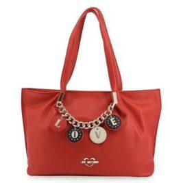 Rote Damen Handtasche Love Moschino
